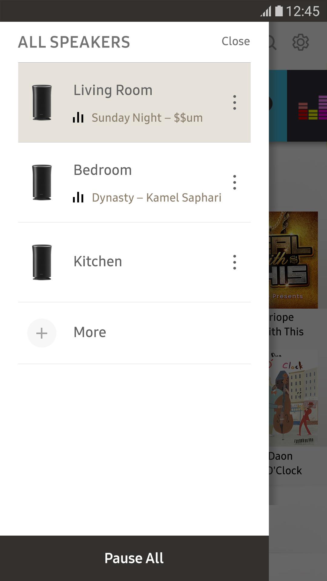 اسکرین شات 4 برنامه Wireless Audio-Multiroom