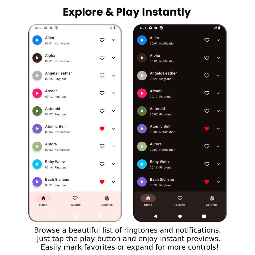 اسکرین شات 1 برنامه Ringtone for S21 to S25