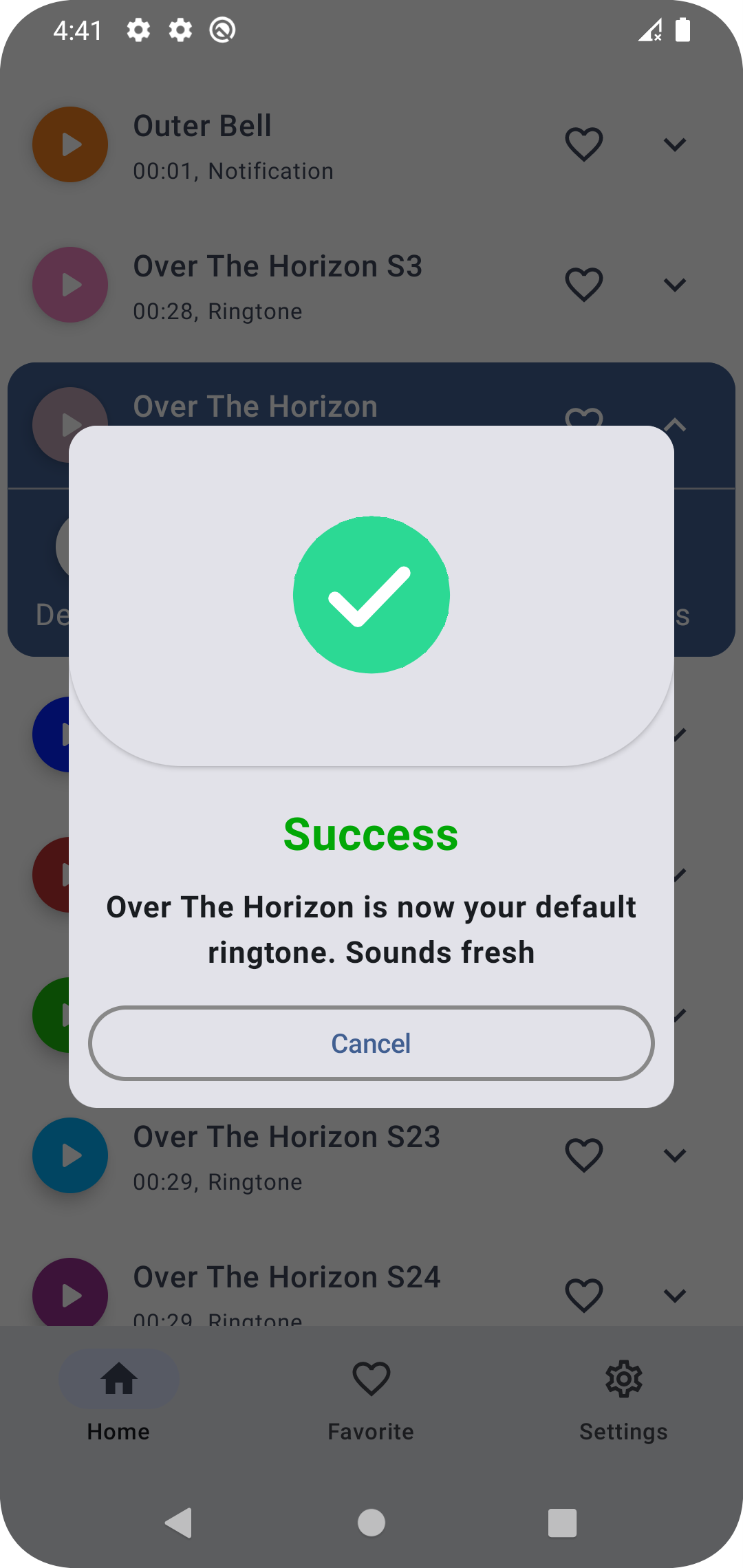 اسکرین شات 4 برنامه Phone Ringtones - Stock Tone