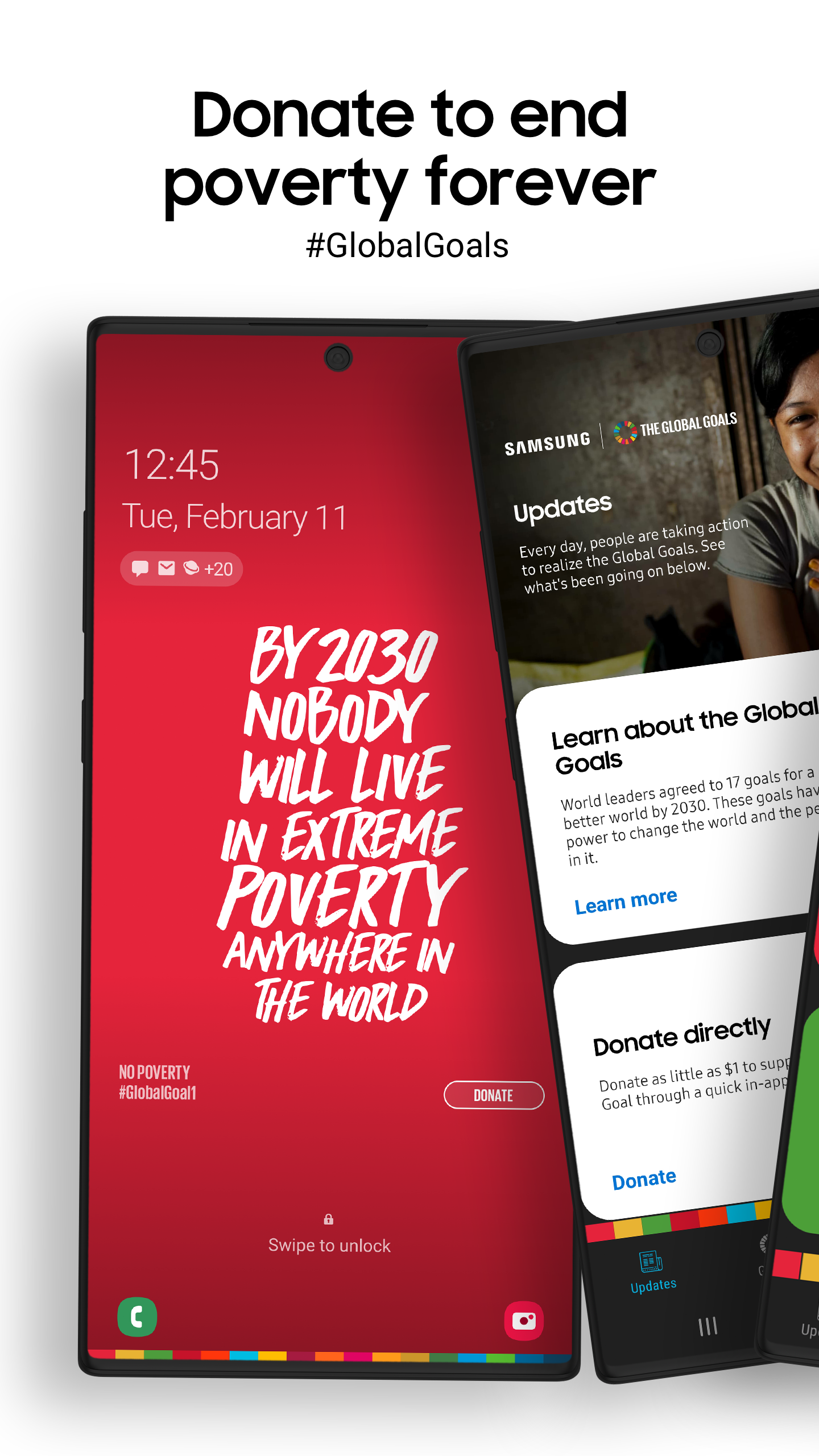 اسکرین شات 1 برنامه Samsung Global Goals