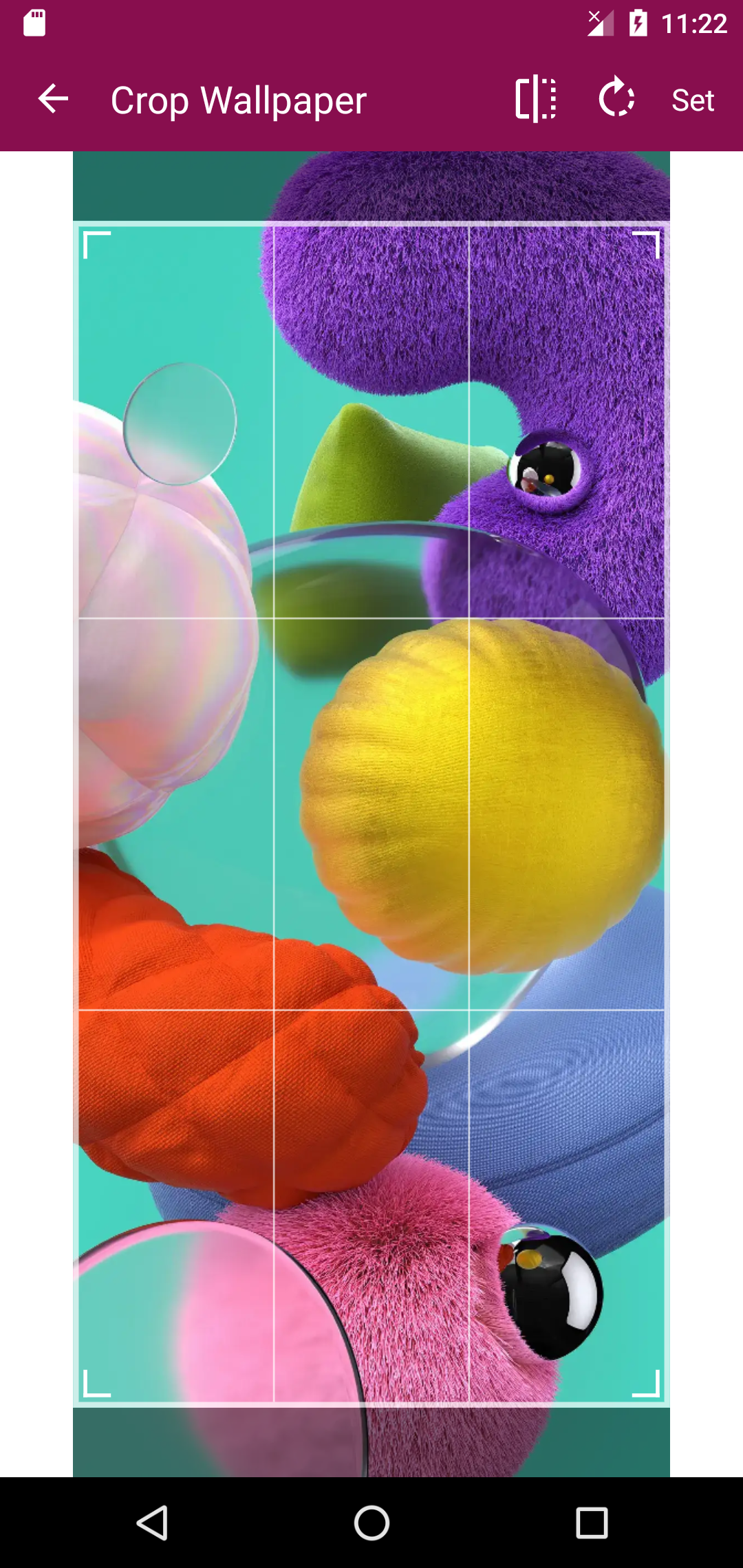اسکرین شات 5 برنامه Wallpapers for A51,A8