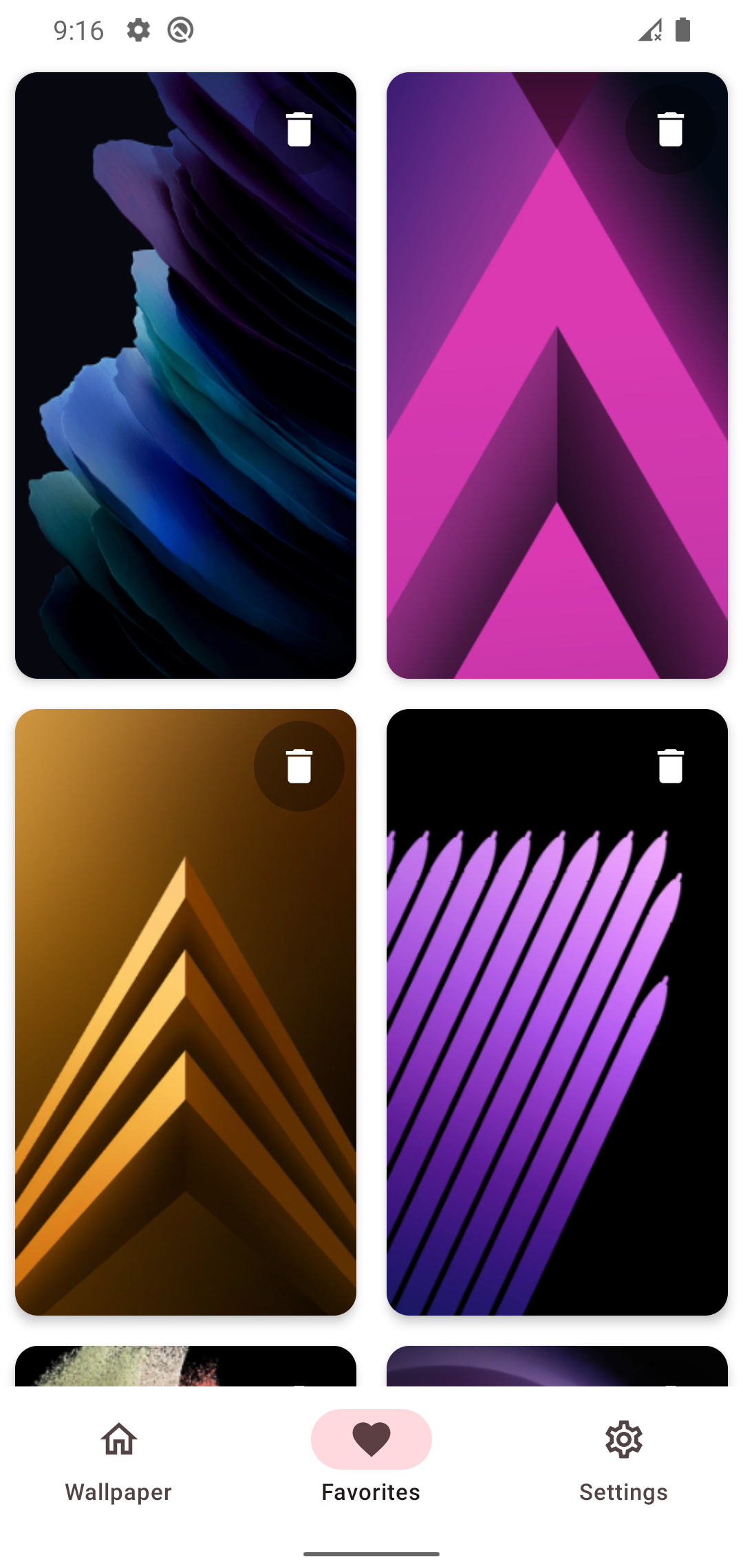 اسکرین شات 6 برنامه Wallpapers for A51,A8