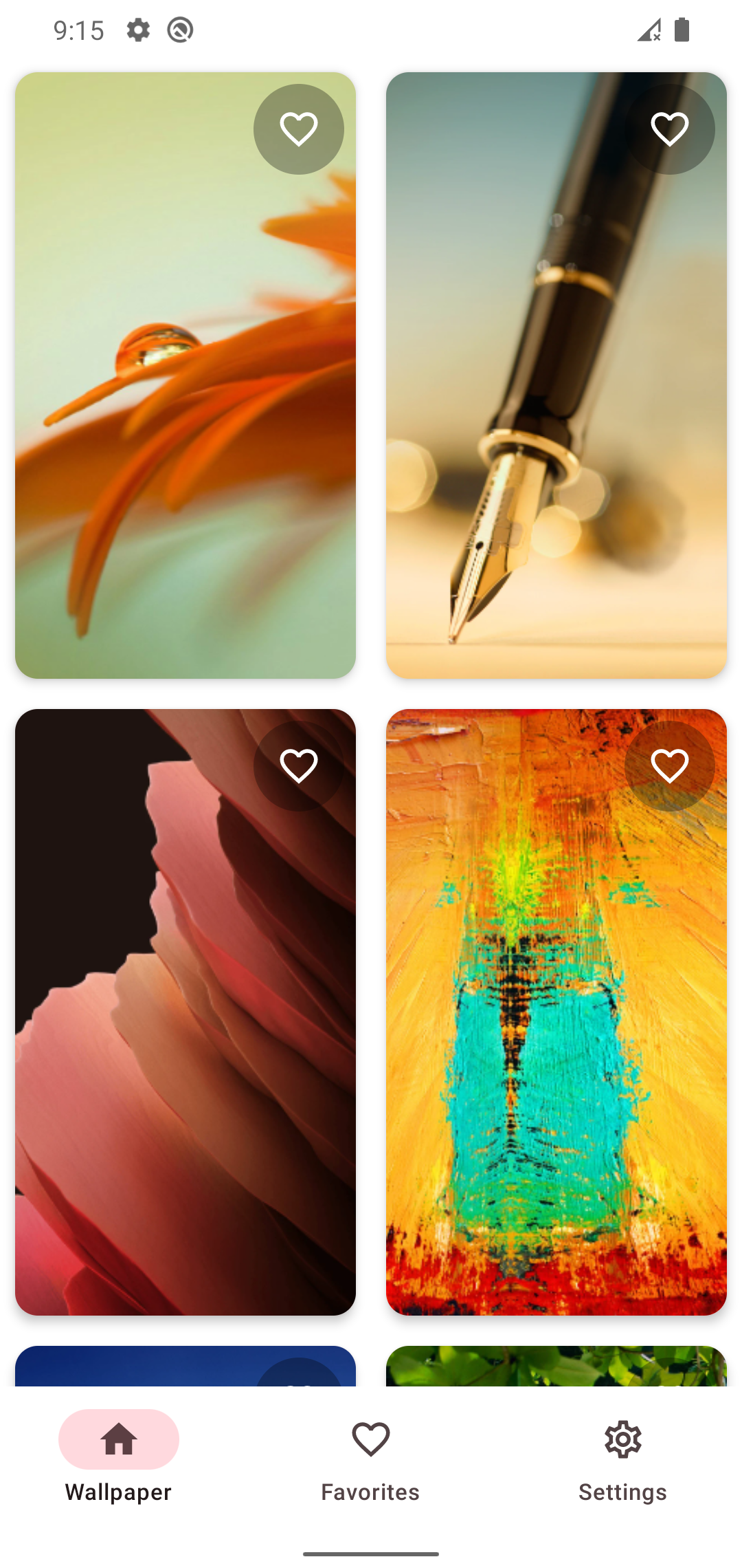 اسکرین شات 2 برنامه Wallpapers for A51,A8