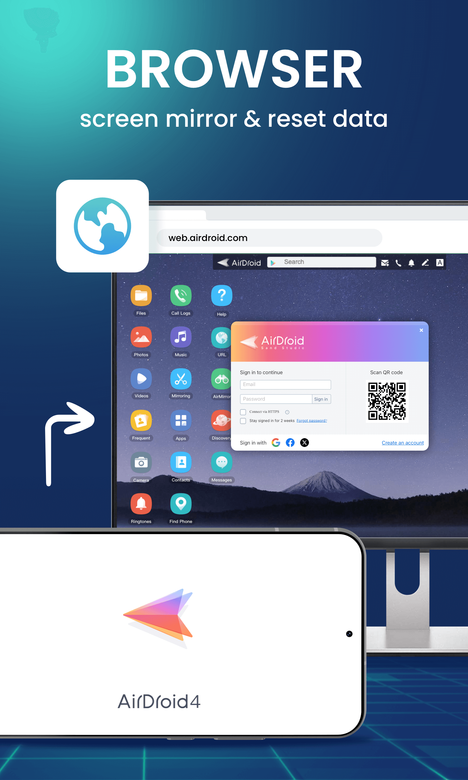 اسکرین شات 3 برنامه ایردروید (airdroid)