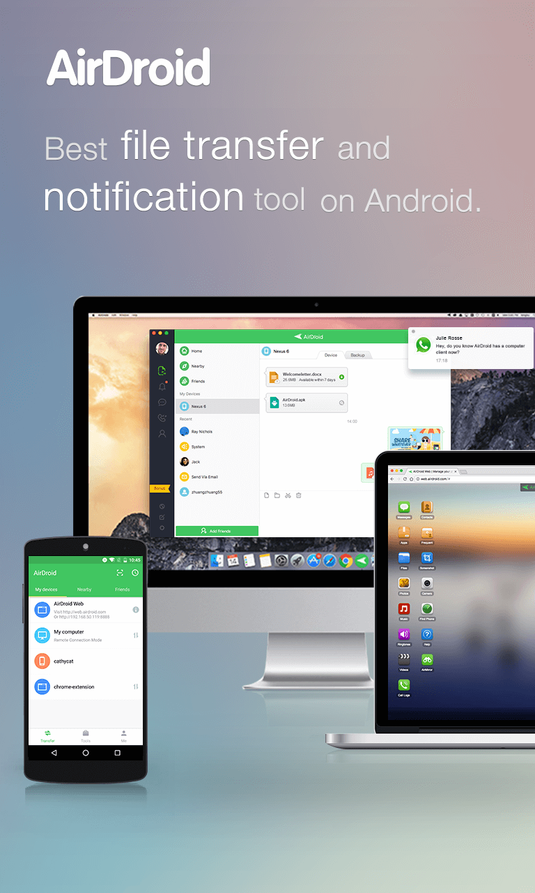 اسکرین شات 8 برنامه ایردروید (airdroid)