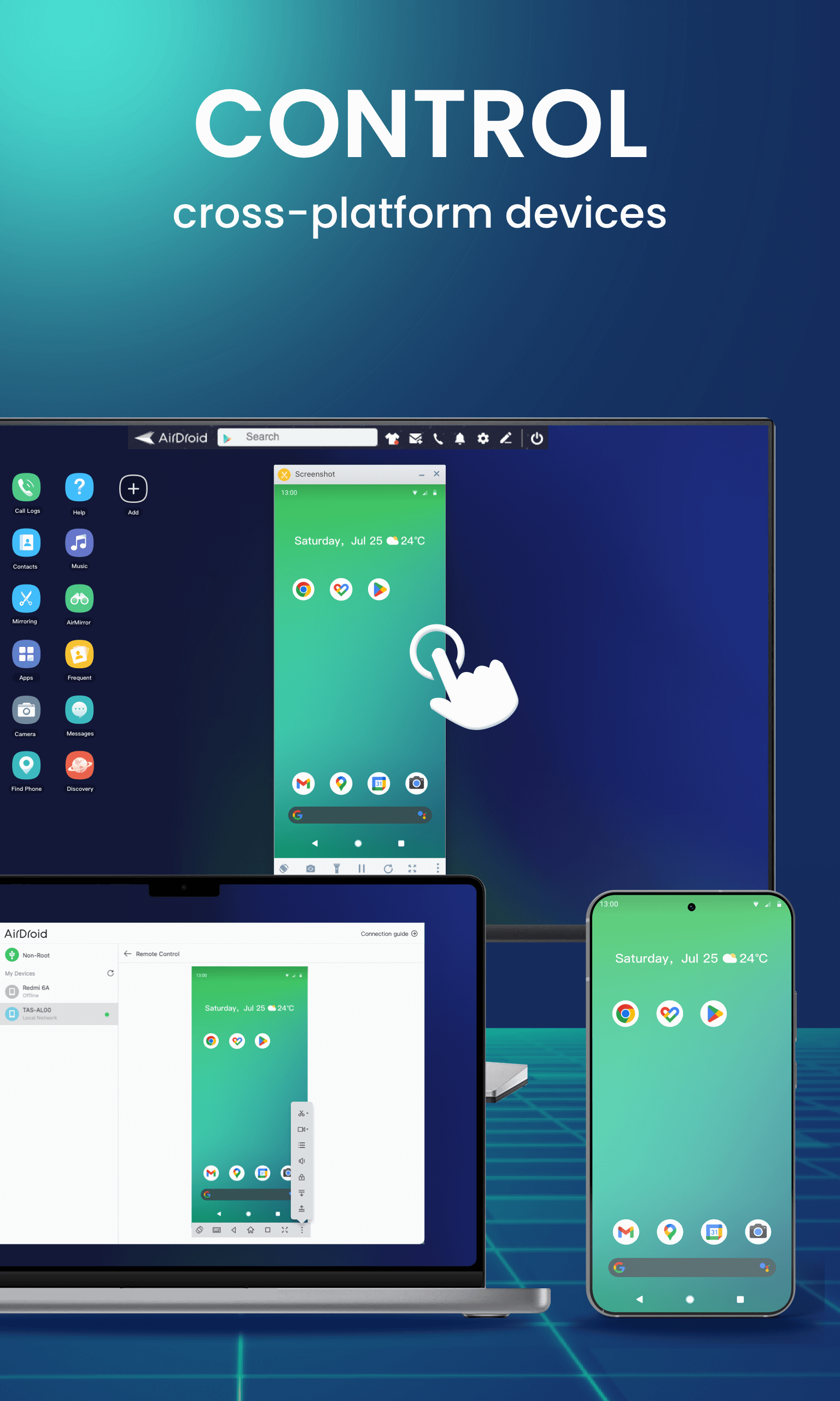 اسکرین شات 4 برنامه ایردروید (airdroid)