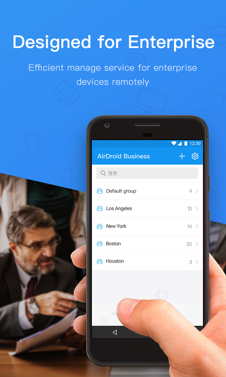 اسکرین شات 1 برنامه AirDroid Business