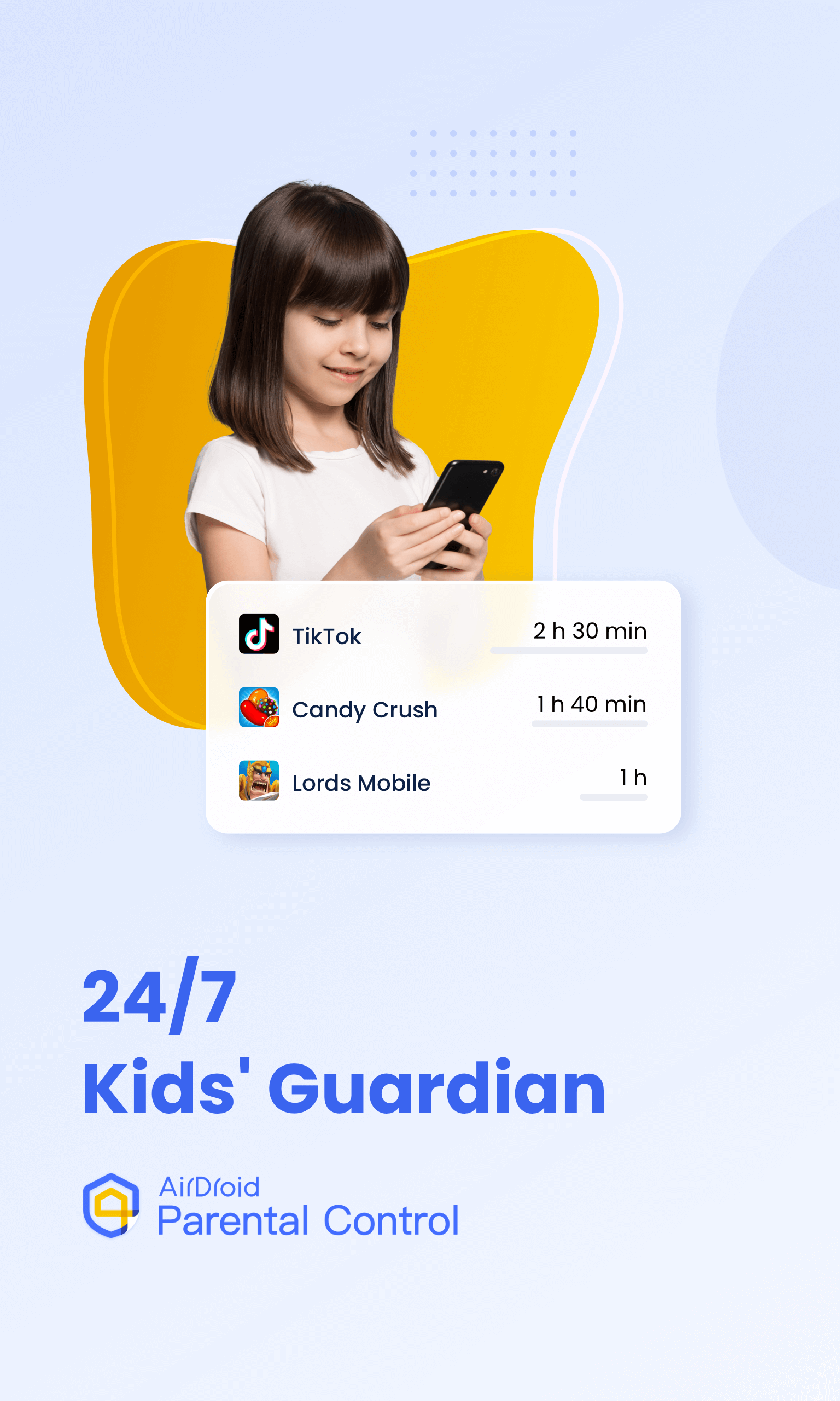 اسکرین شات 1 برنامه AirDroid Parental Control
