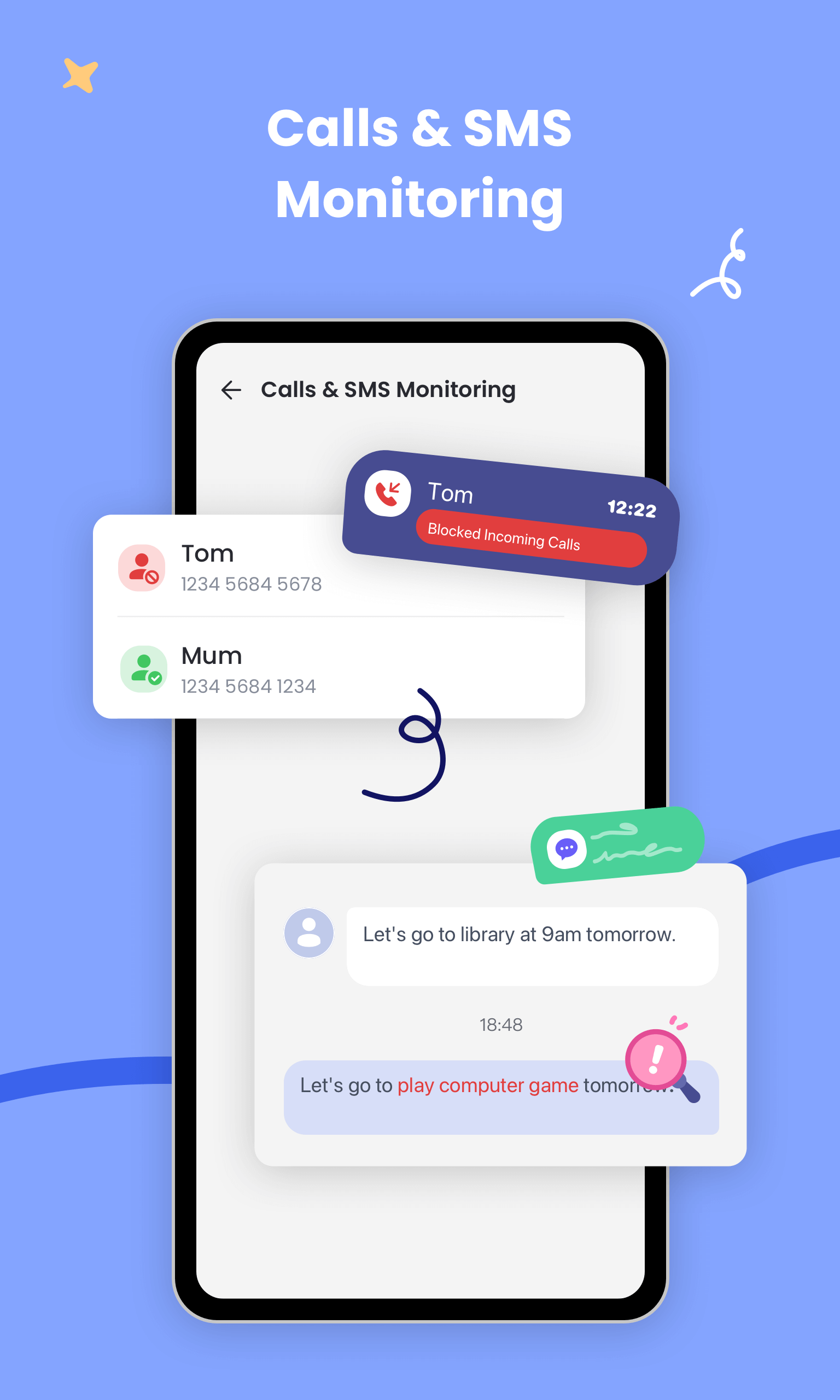 اسکرین شات 6 برنامه AirDroid Parental Control