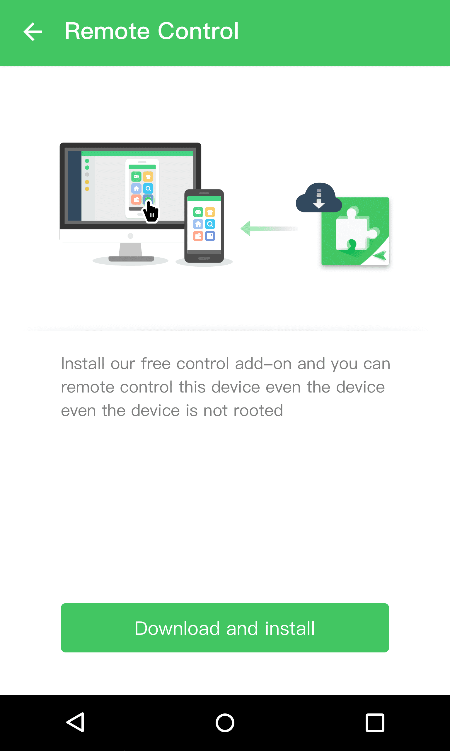 اسکرین شات 2 برنامه AirDroid Control Add-on