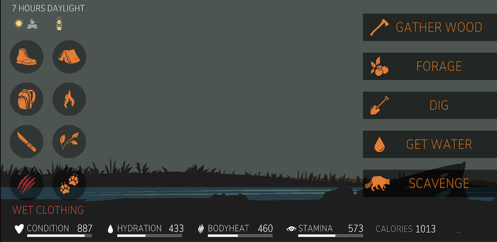 اسکرین شات 2 بازی Survive - Wilderness survival