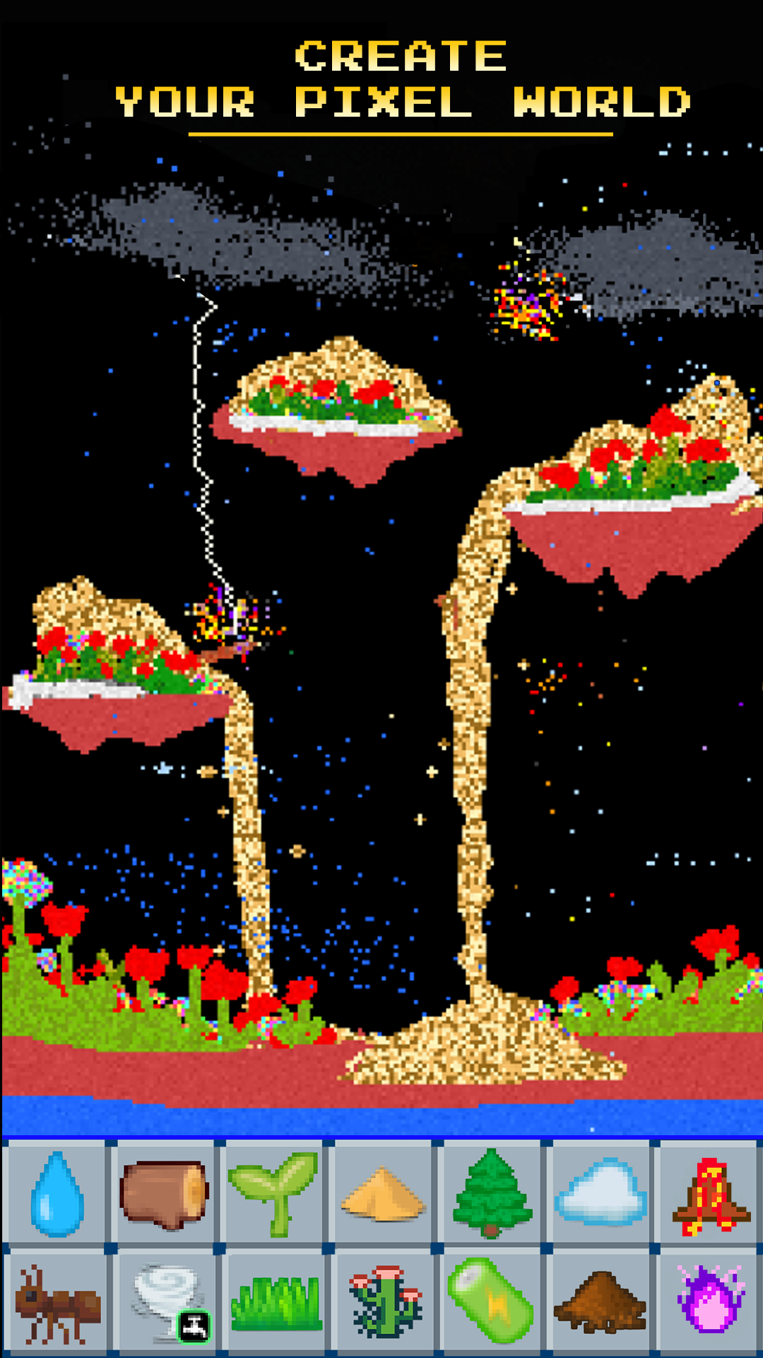 اسکرین شات 1 بازی Sandbox Powder Alchemy Element