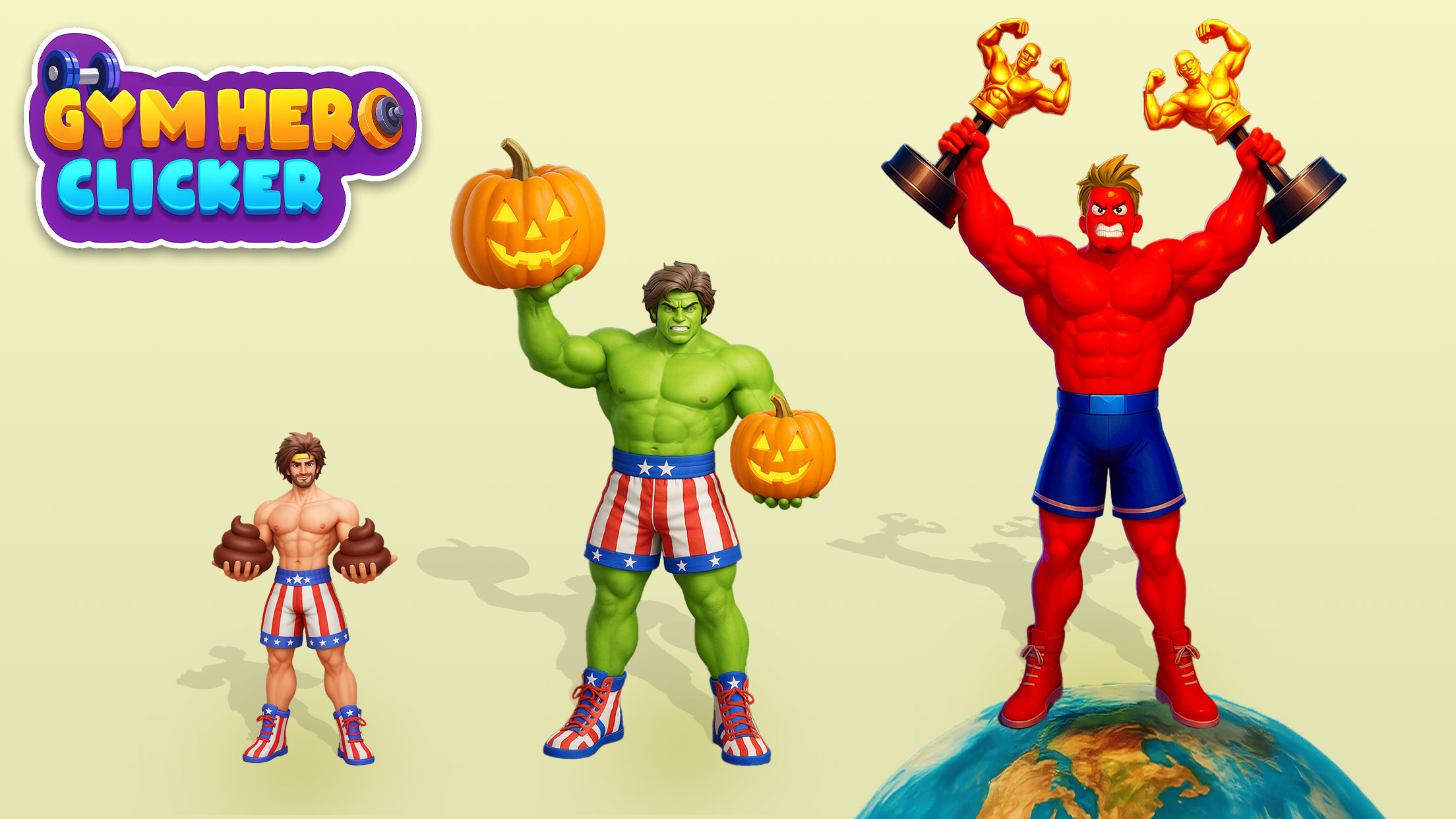 اسکرین شات 1 بازی Gym Clicker Hero: Idle Muscles