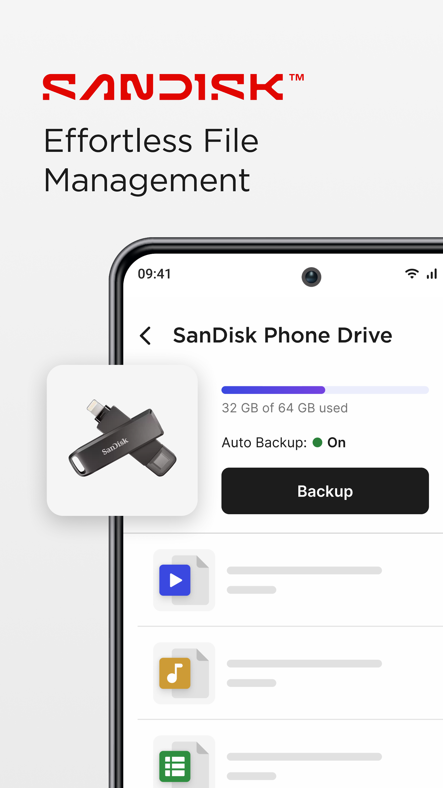 اسکرین شات 1 برنامه SanDisk Memory Zone