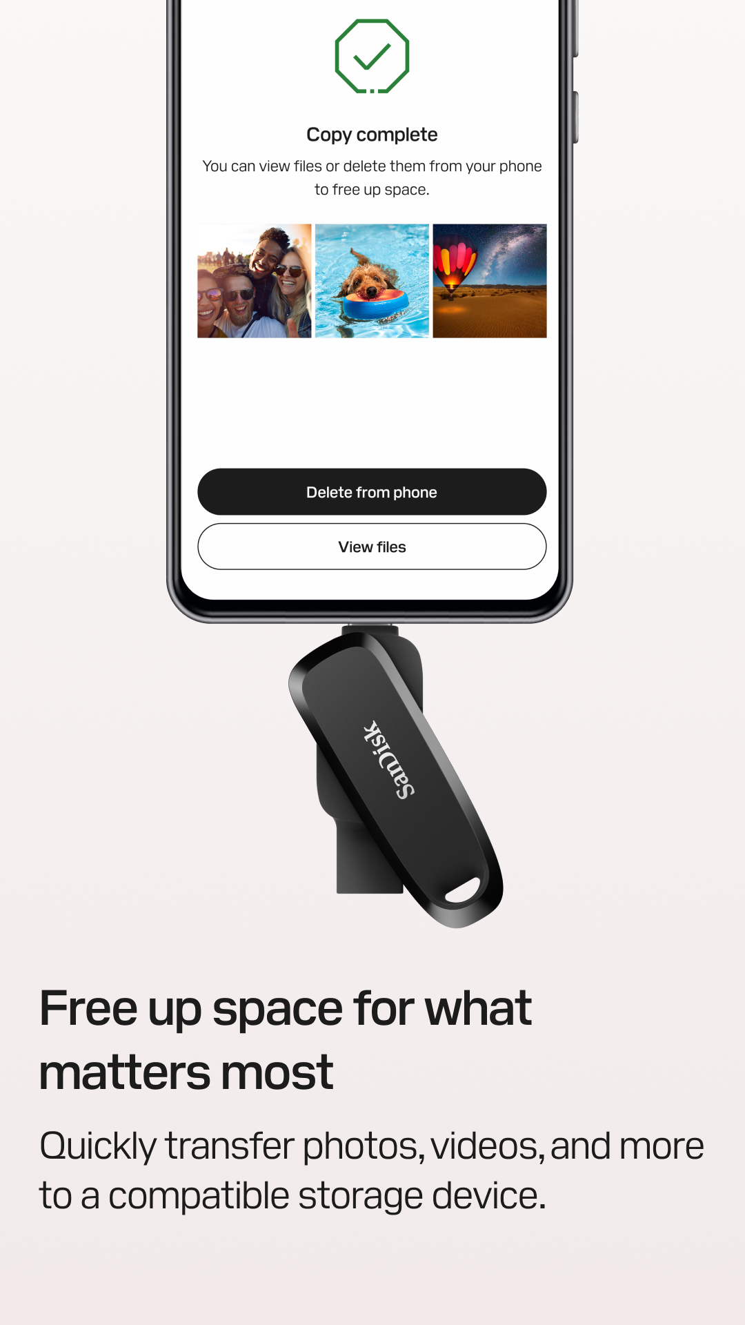 اسکرین شات 3 برنامه SanDisk Memory Zone