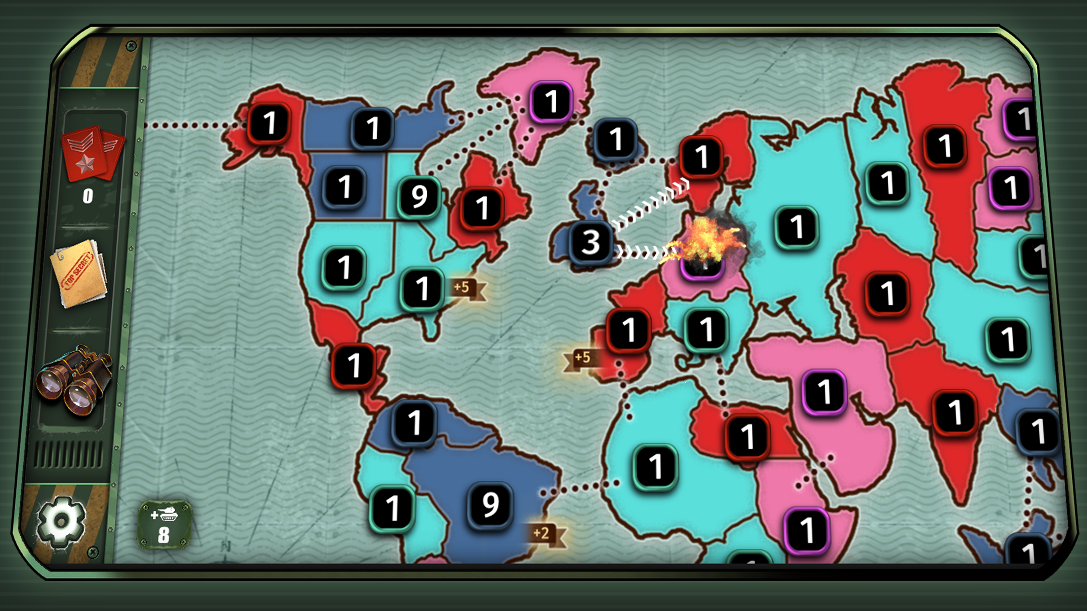 اسکرین شات 2 بازی World Conquest: Offline Game