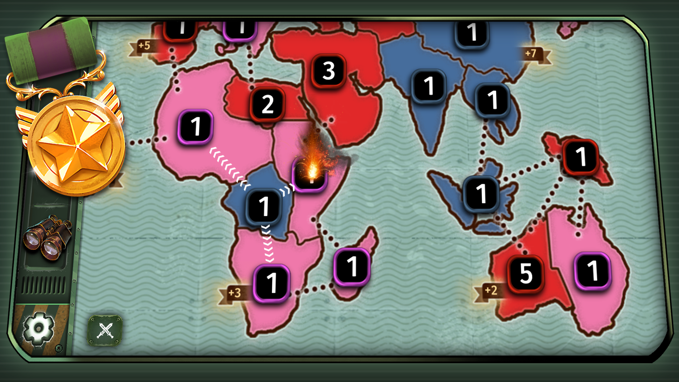 اسکرین شات 3 بازی World Conquest: Offline Game