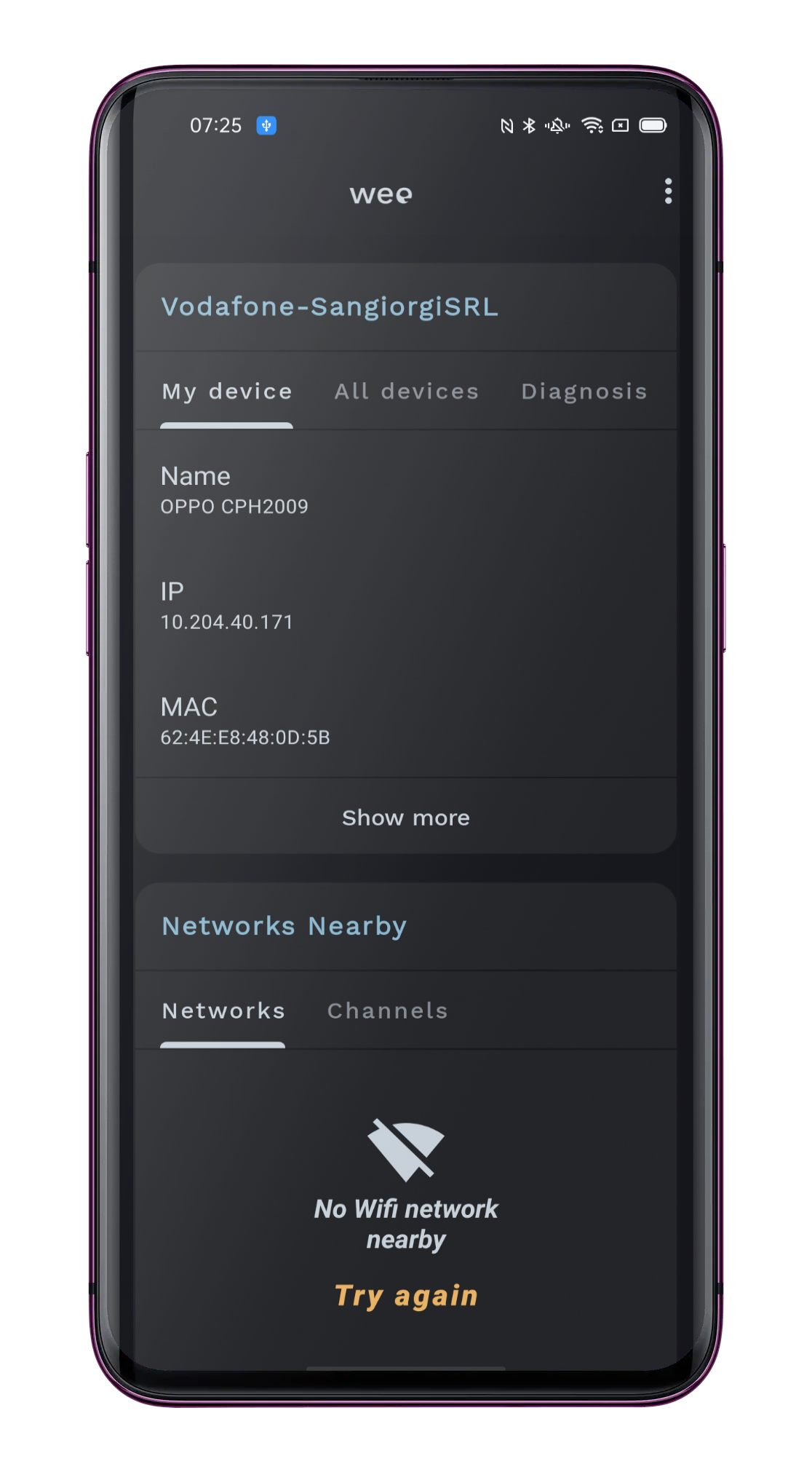 اسکرین شات 2 برنامه WeeNet - Network Utility Suite