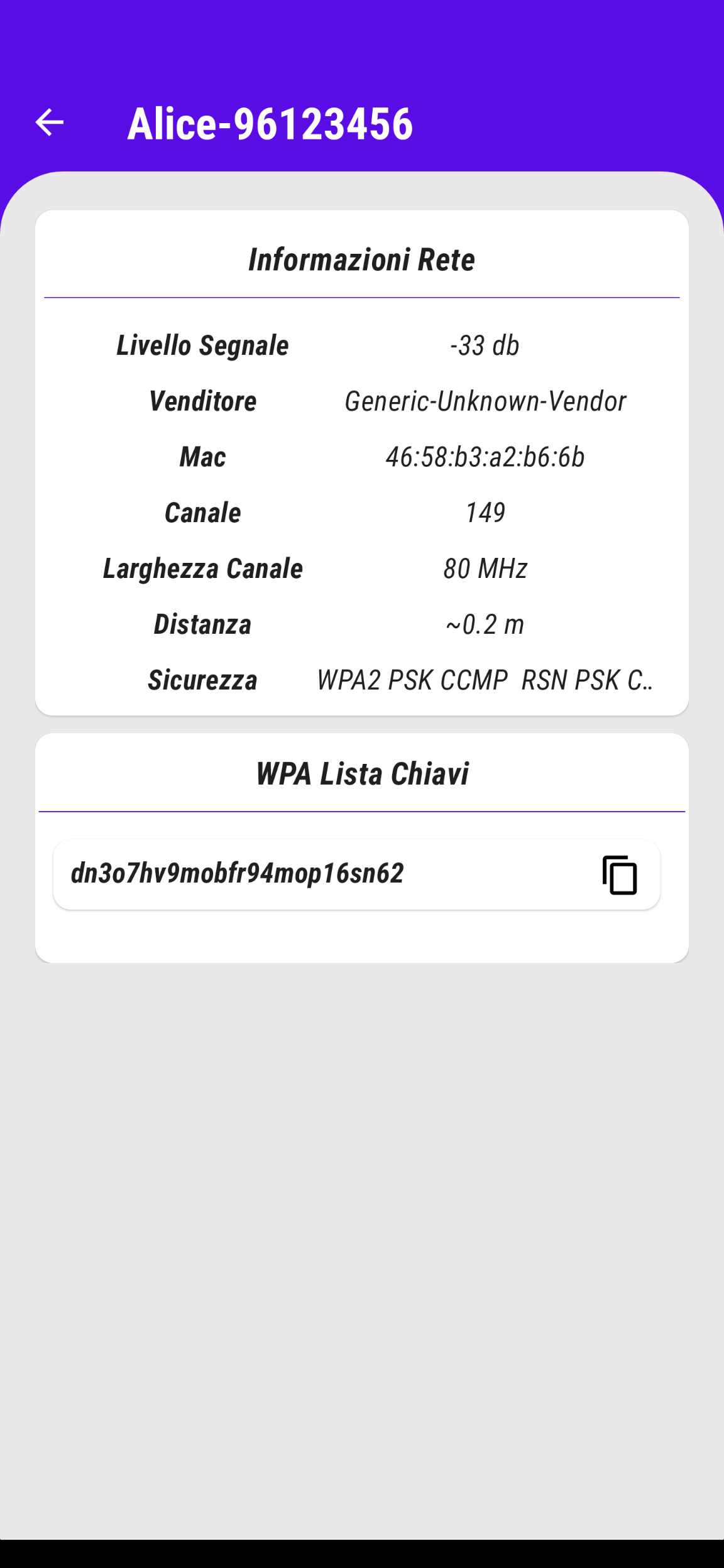 اسکرین شات 3 برنامه Wpa Calculator