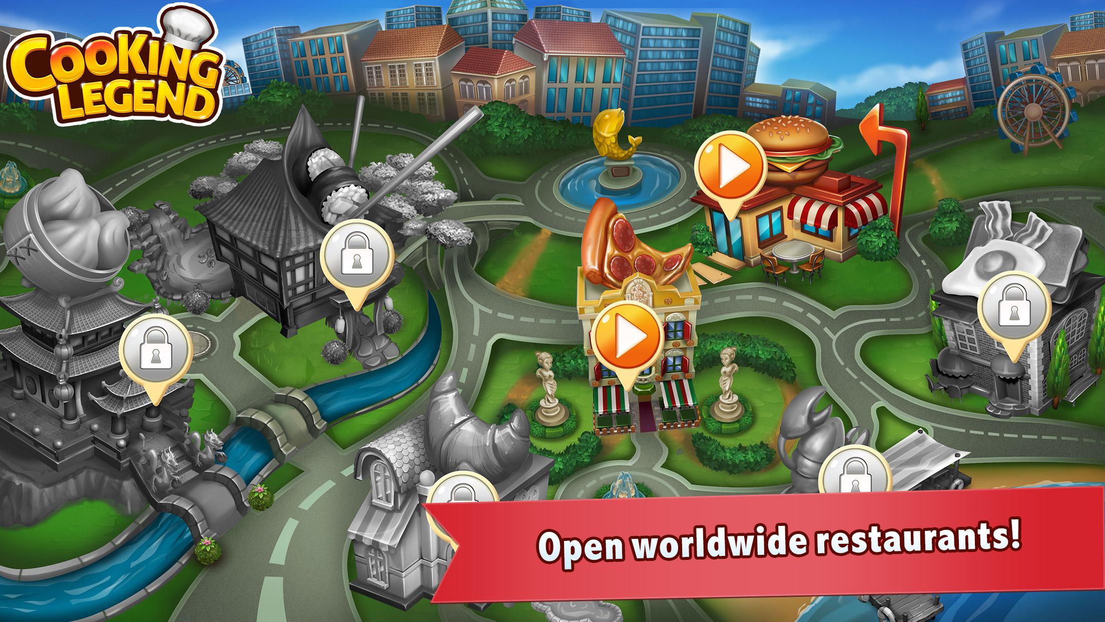 اسکرین شات 4 بازی Cooking Legend Fun Restaurant