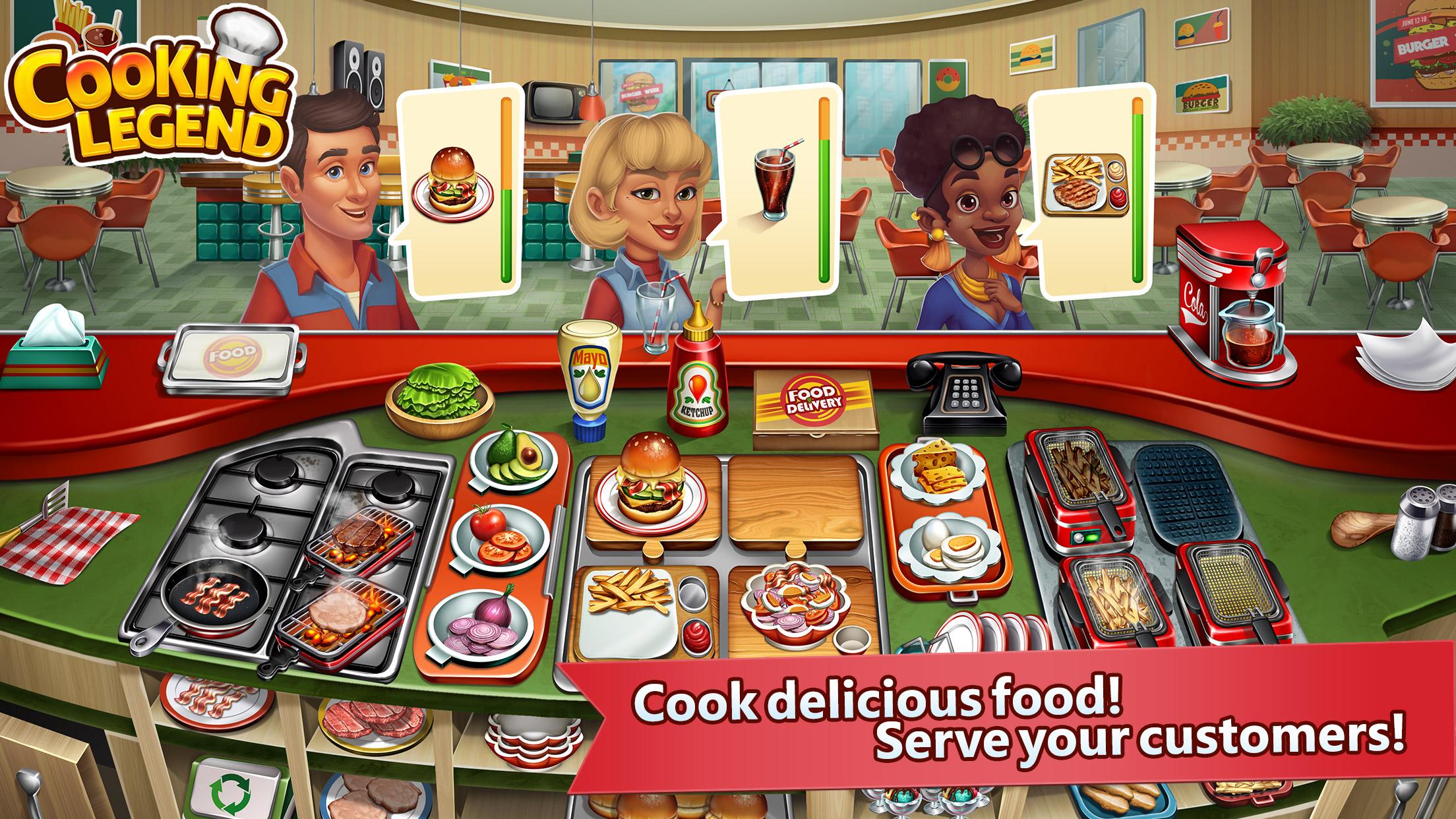 اسکرین شات 1 بازی Cooking Legend Fun Restaurant