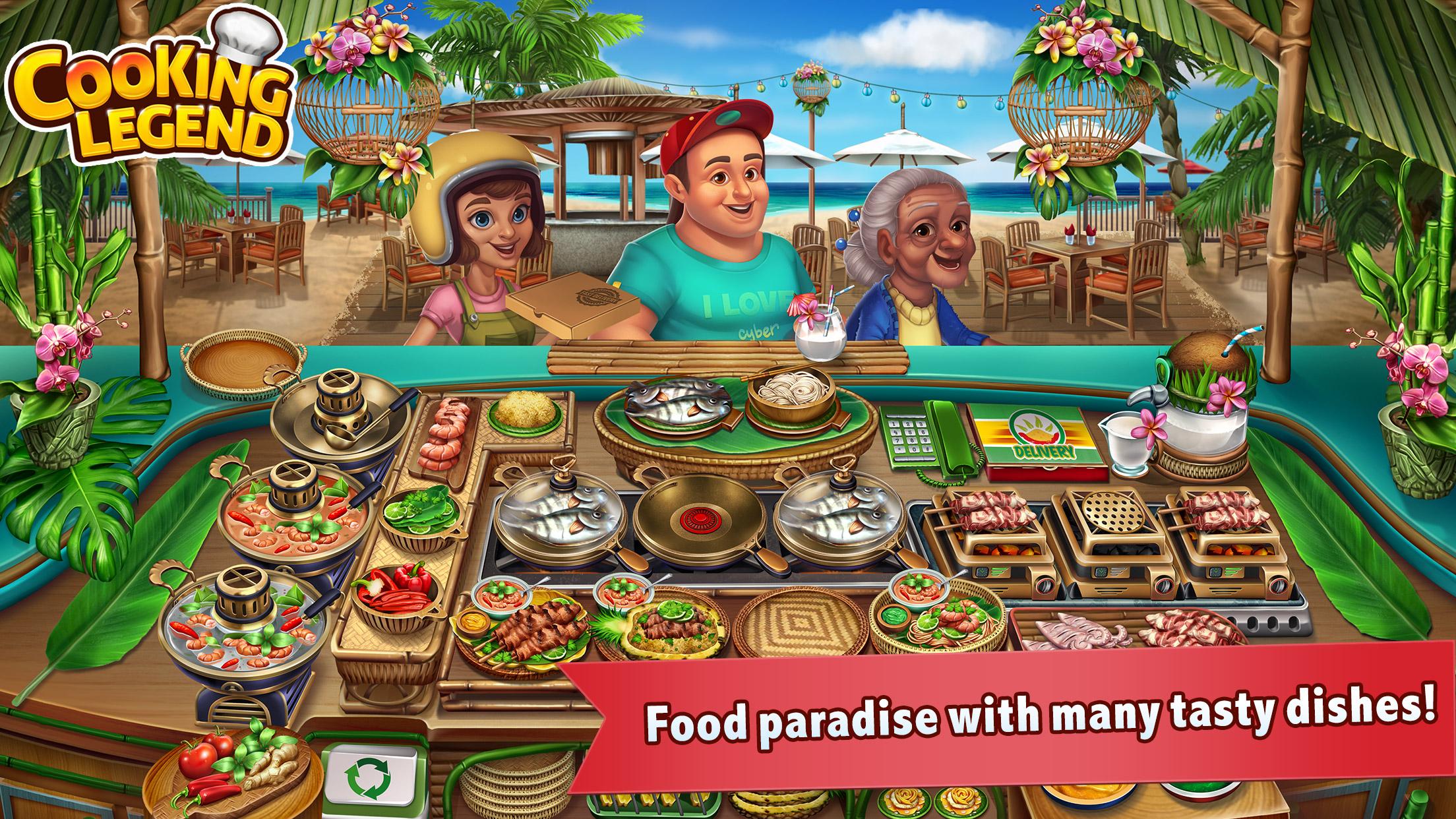 اسکرین شات 2 بازی Cooking Legend Fun Restaurant