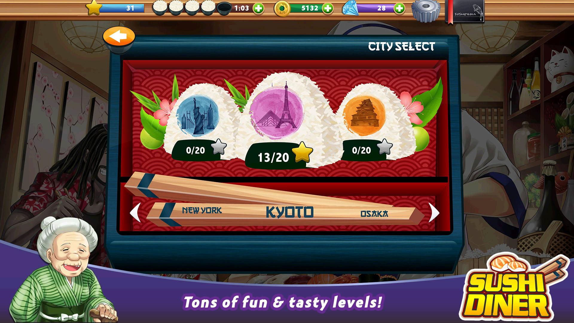 اسکرین شات 4 بازی Sushi Diner - Fun Cooking Game