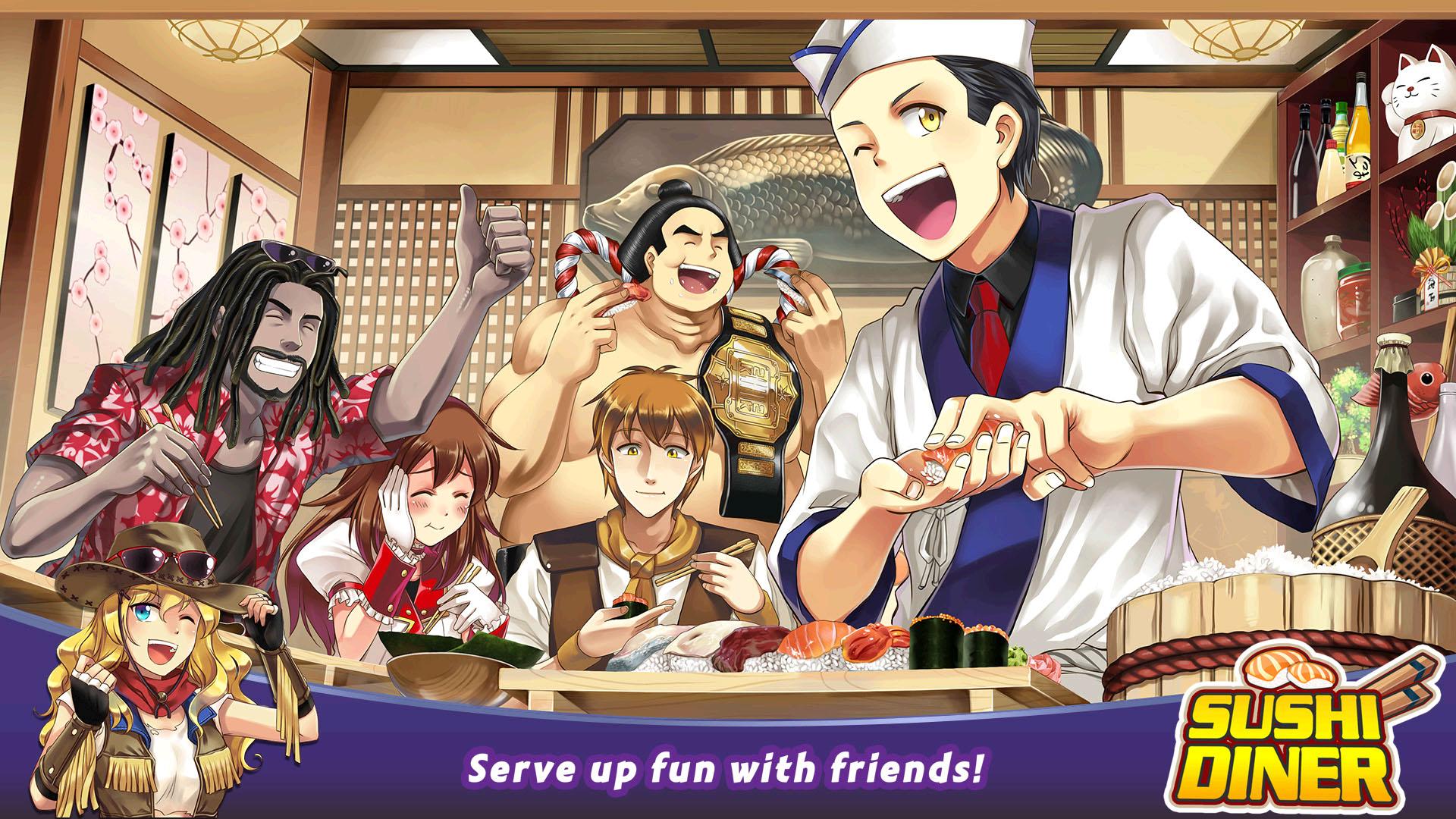 اسکرین شات 2 بازی Sushi Diner - Fun Cooking Game