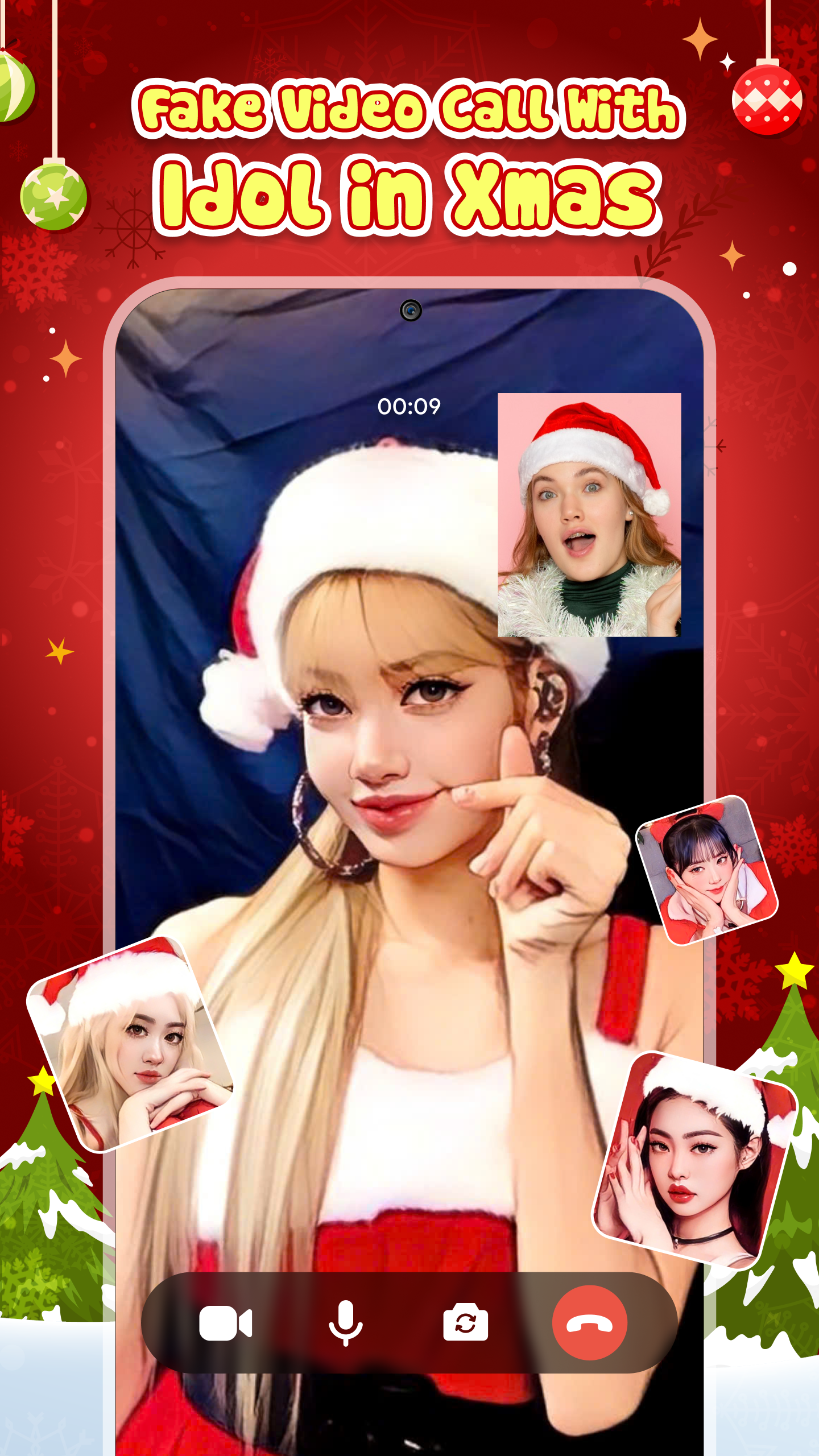 اسکرین شات 7 برنامه Call Santa Claus & Prank Call