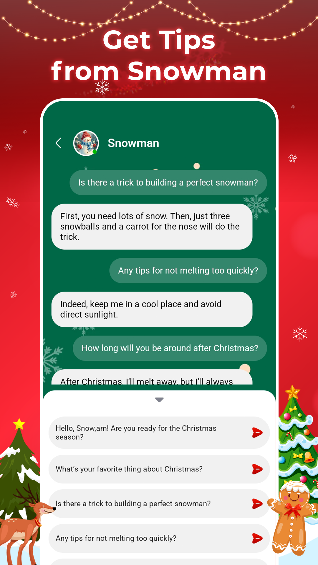 اسکرین شات 4 برنامه Prank Call Santa Claus & Chat