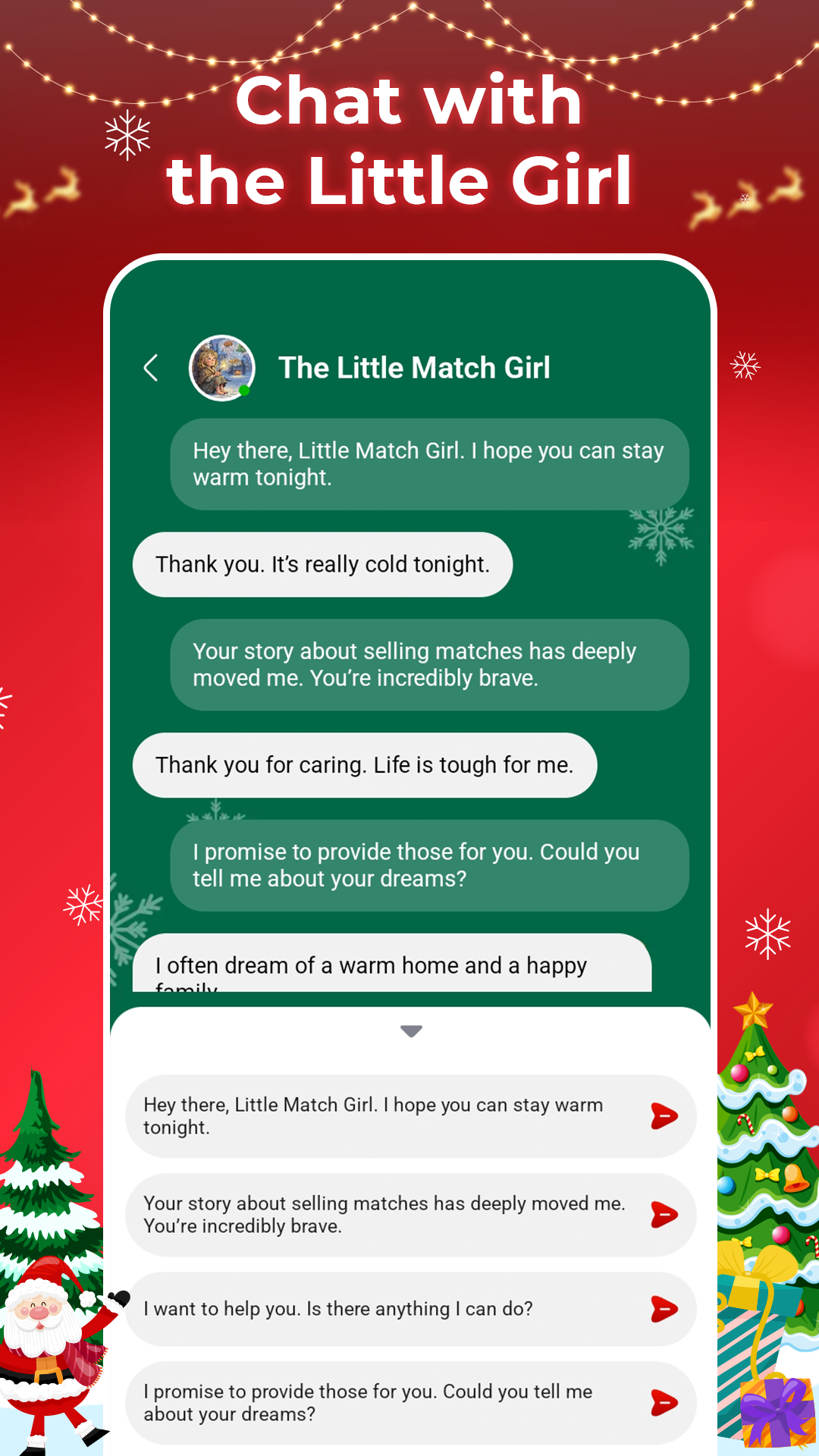 اسکرین شات 5 برنامه Prank Call Santa Claus & Chat