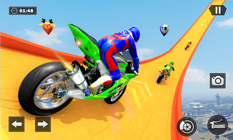 اسکرین شات 1 بازی Mega Ramp Bike Race: Bike Jump