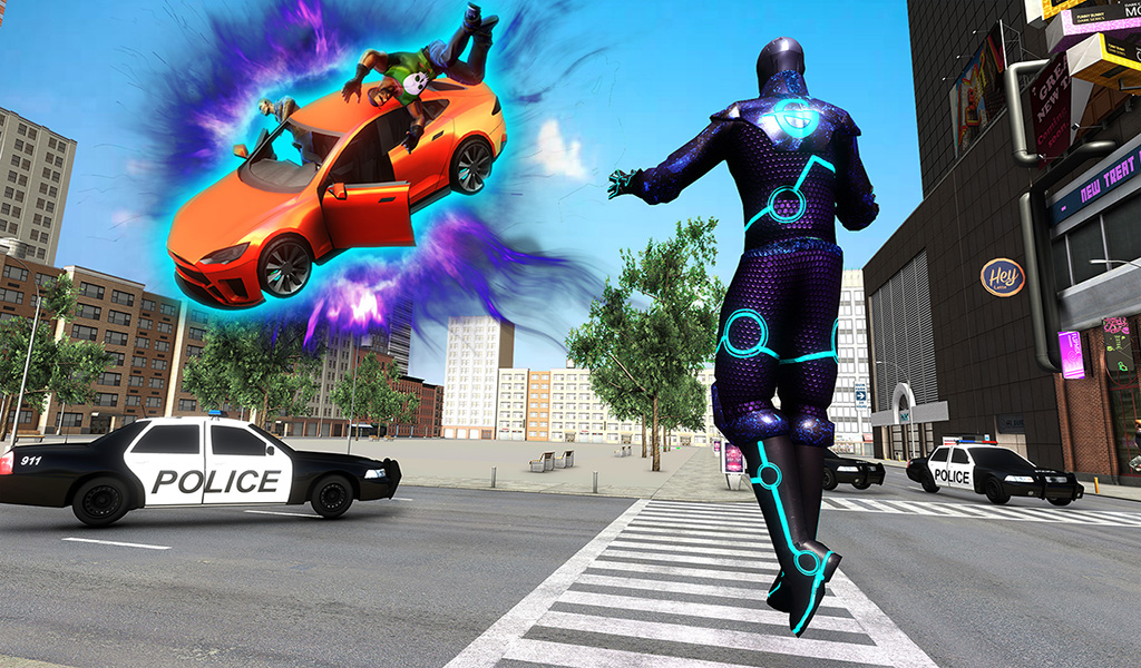 اسکرین شات 3 بازی Black Hole Superhero Fighter