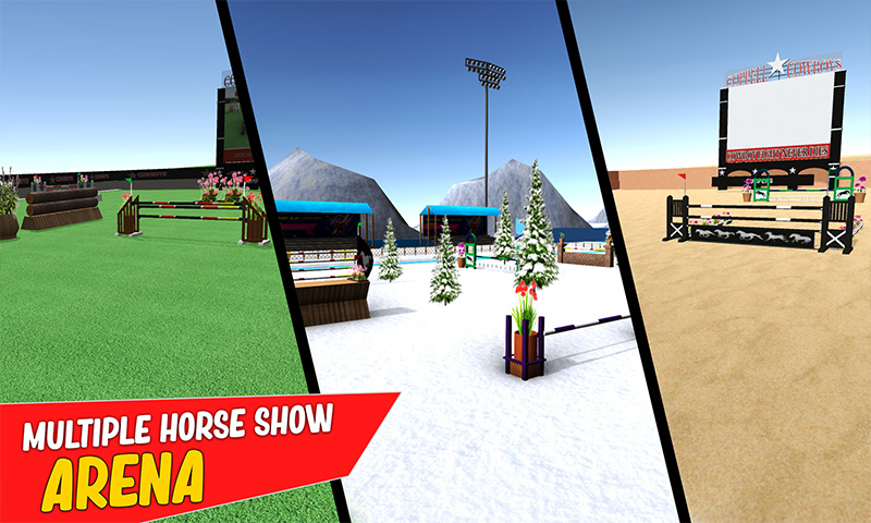 اسکرین شات 6 بازی Equestrian: Horse Racing Games