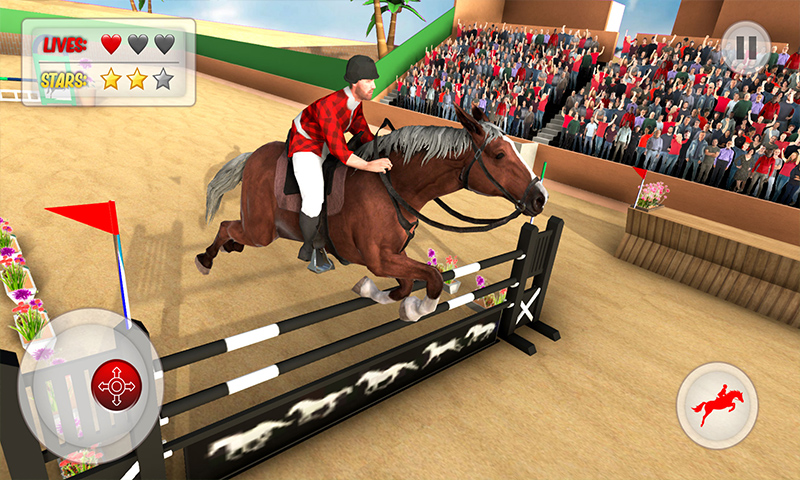 اسکرین شات 4 بازی Equestrian: Horse Racing Games