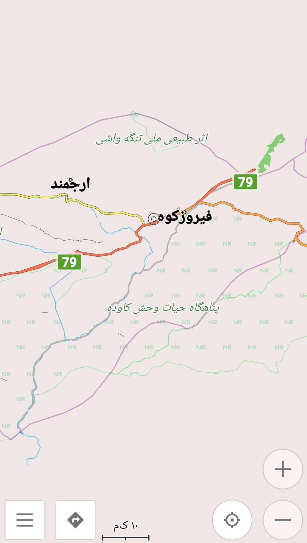 اسکرین شات 5 برنامه نقشه آفلاین تهران
