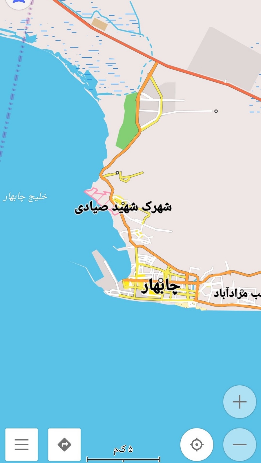 اسکرین شات 5 برنامه نقشه آفلاین سیستان و بلوچستان