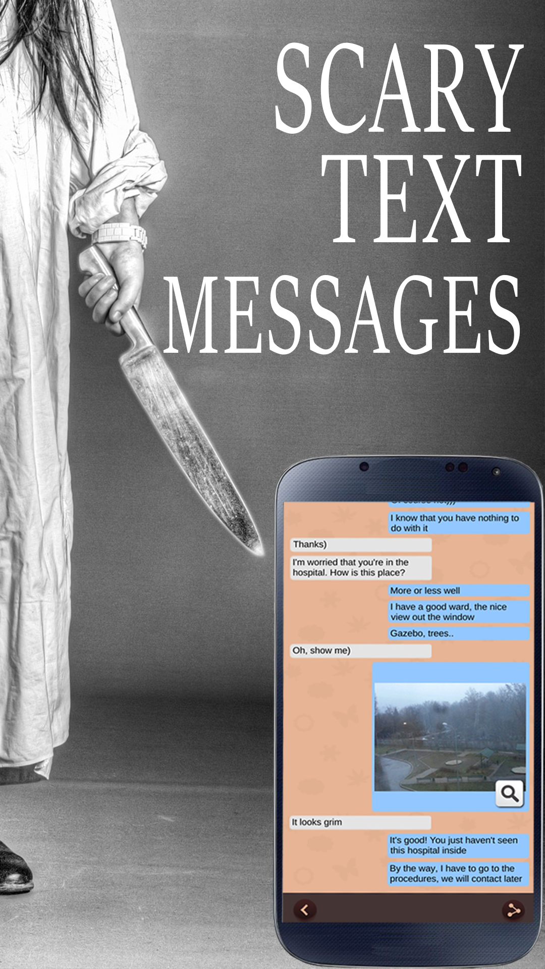 اسکرین شات 5 برنامه Alexandra - Scary Stories Chat