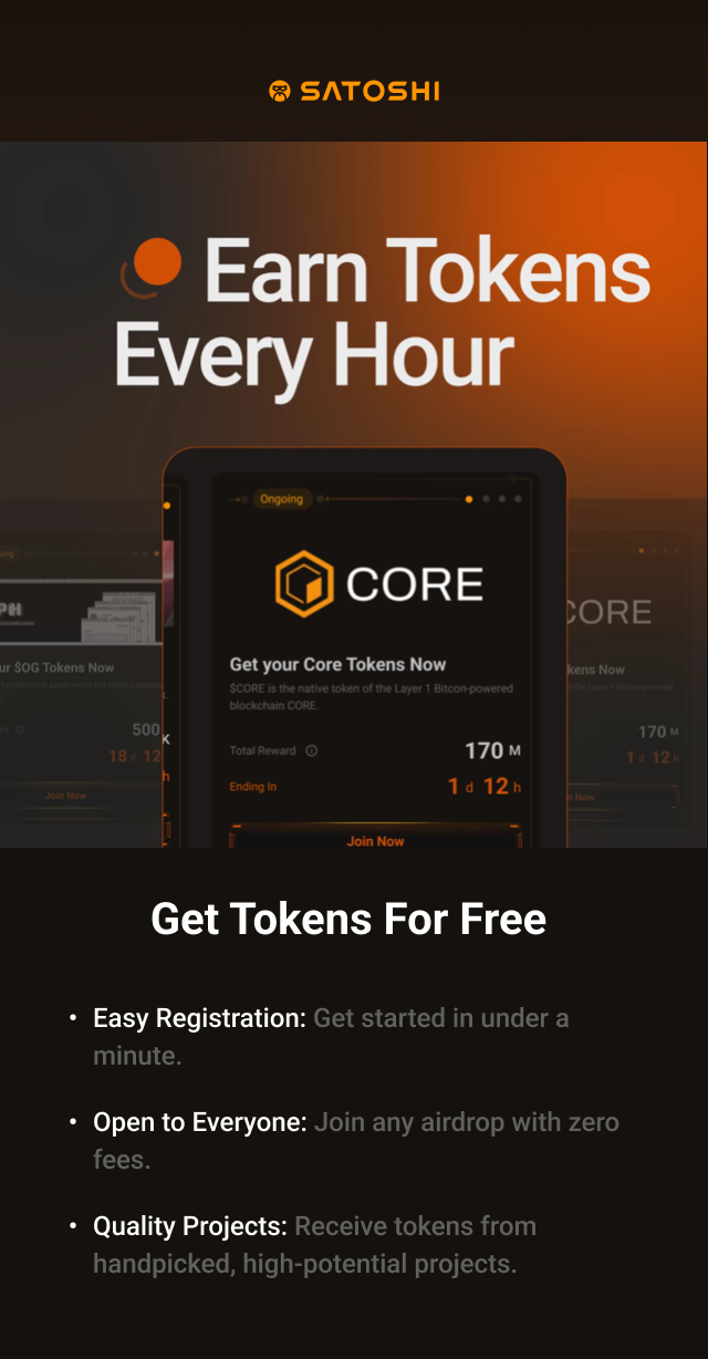 اسکرین شات 2 برنامه Satoshi App: Get Airdrops