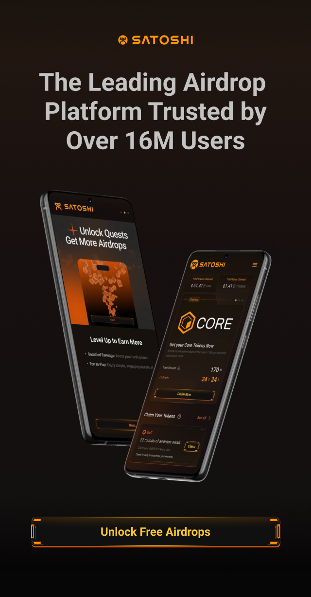 اسکرین شات 1 برنامه Satoshi App: Get Airdrops
