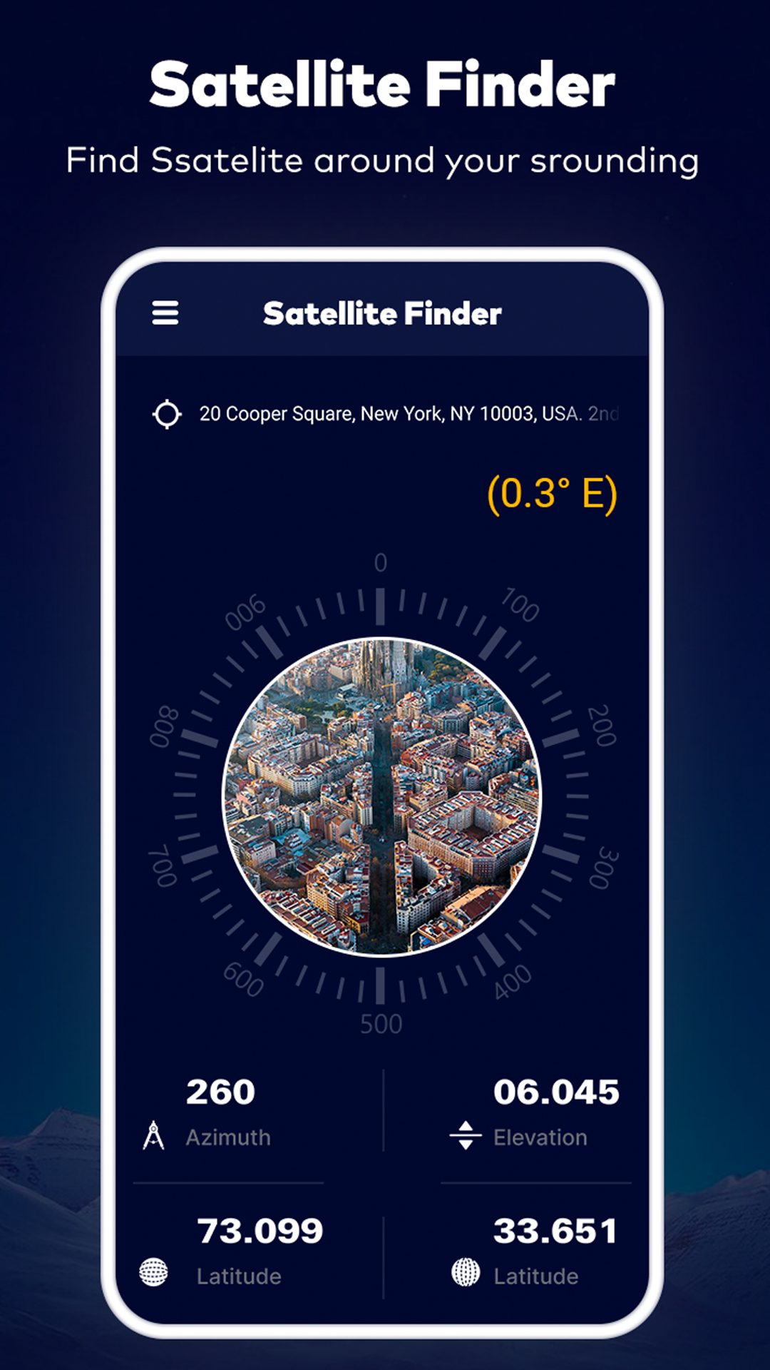 اسکرین شات 2 برنامه Satellite Finder Director: GPS
