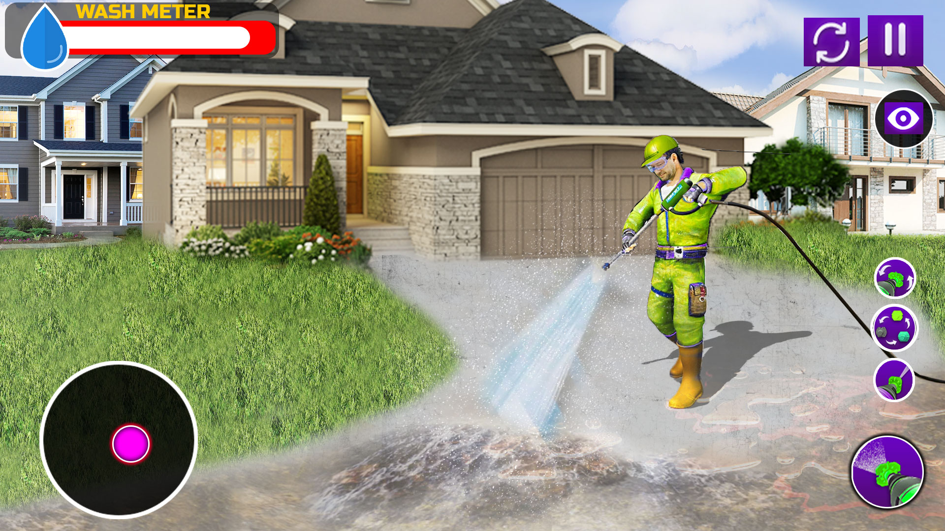 اسکرین شات 4 بازی Power Wash Clean Simulator 3D