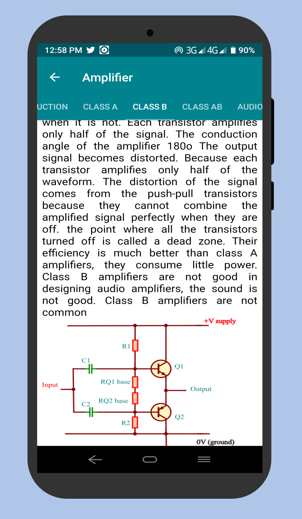 اسکرین شات 4 برنامه Basic Electronics: Study guide