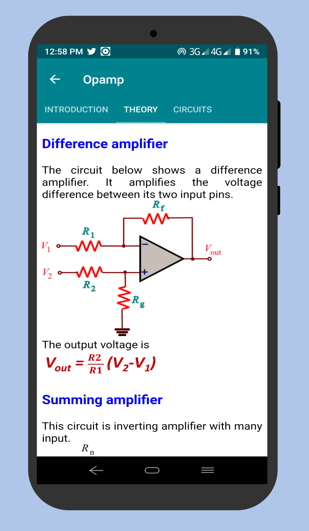 اسکرین شات 5 برنامه Basic Electronics: Study guide