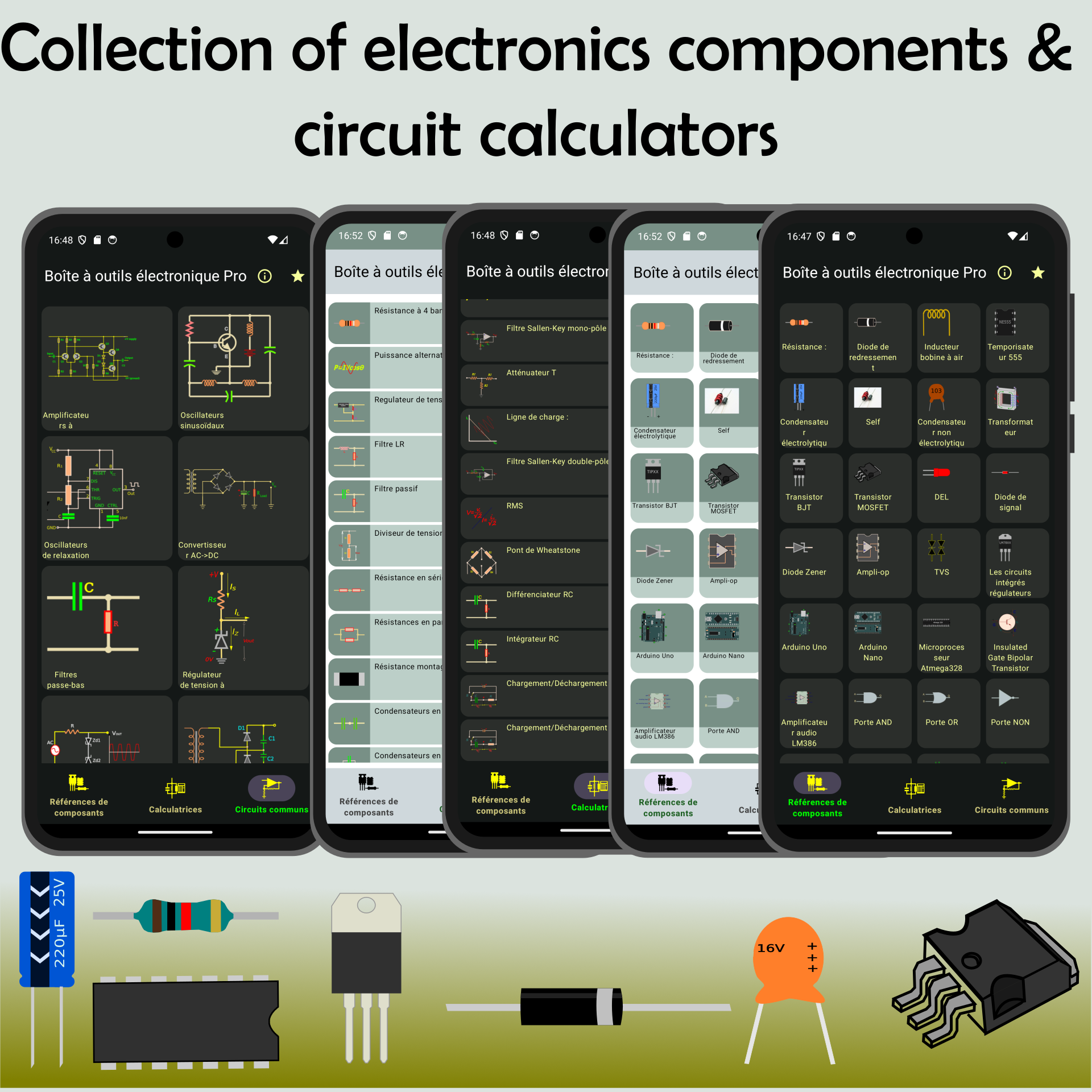 اسکرین شات 1 برنامه Electronics Toolbox