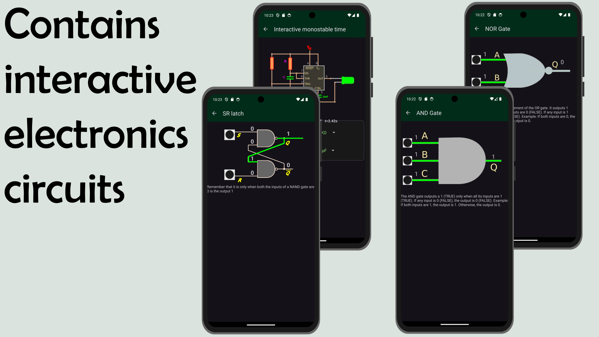 اسکرین شات 4 برنامه Electrocalc: Electronics tools