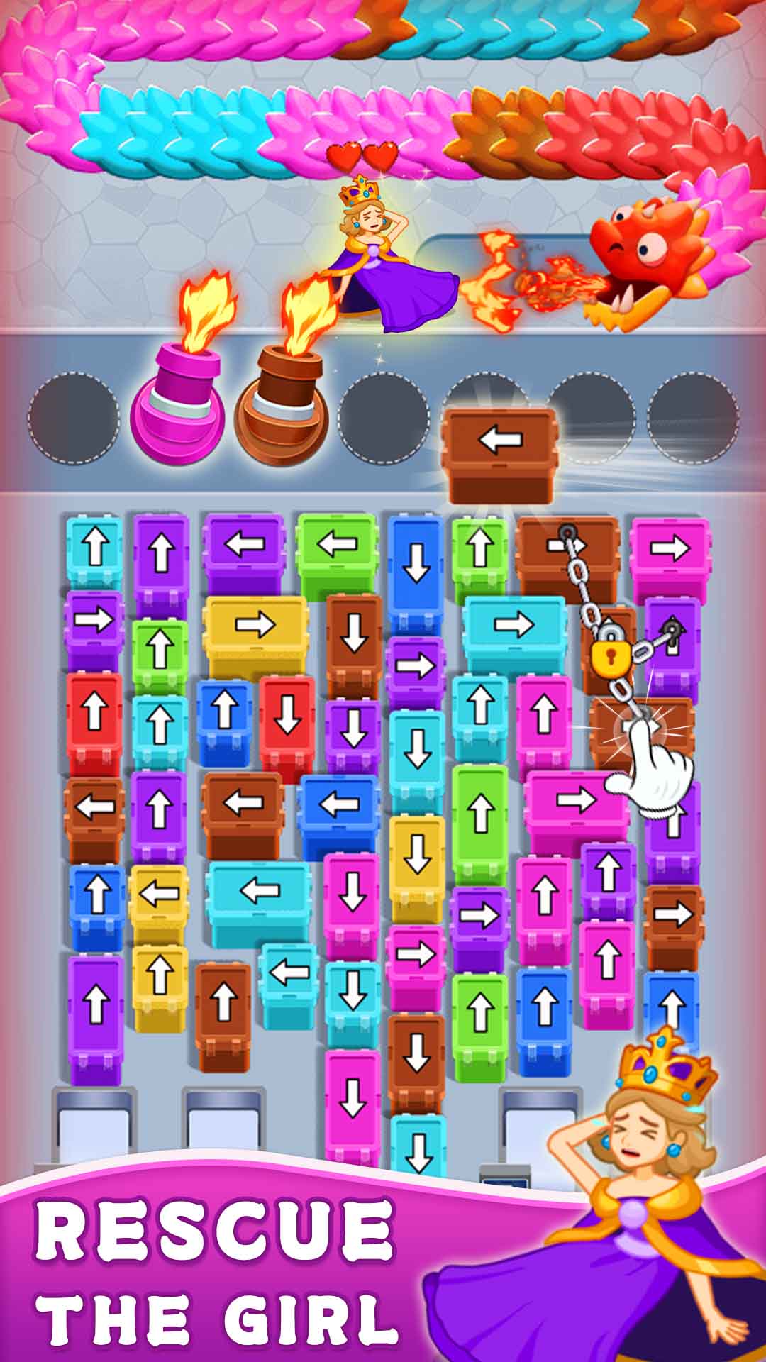 اسکرین شات 1 بازی Girl Rescue: Dragon Out!