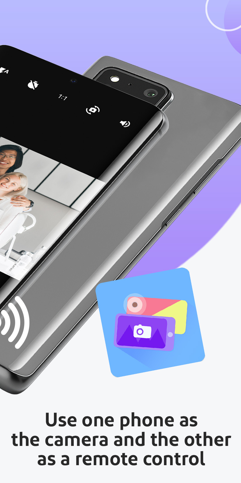 اسکرین شات 2 برنامه SayCheese - Remote Camera