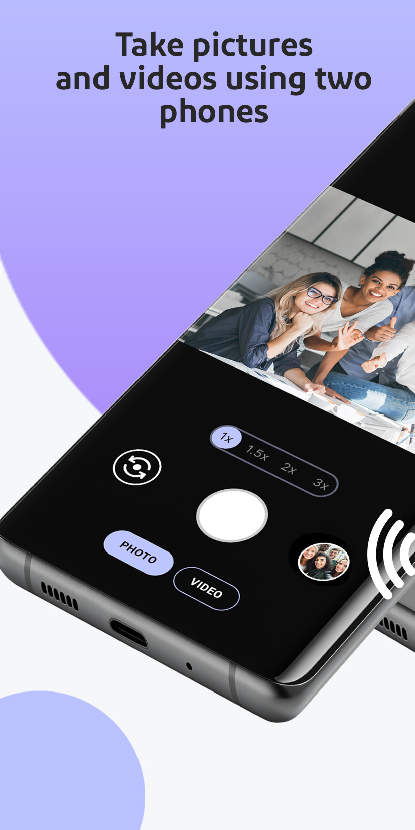 اسکرین شات 1 برنامه SayCheese - Remote Camera