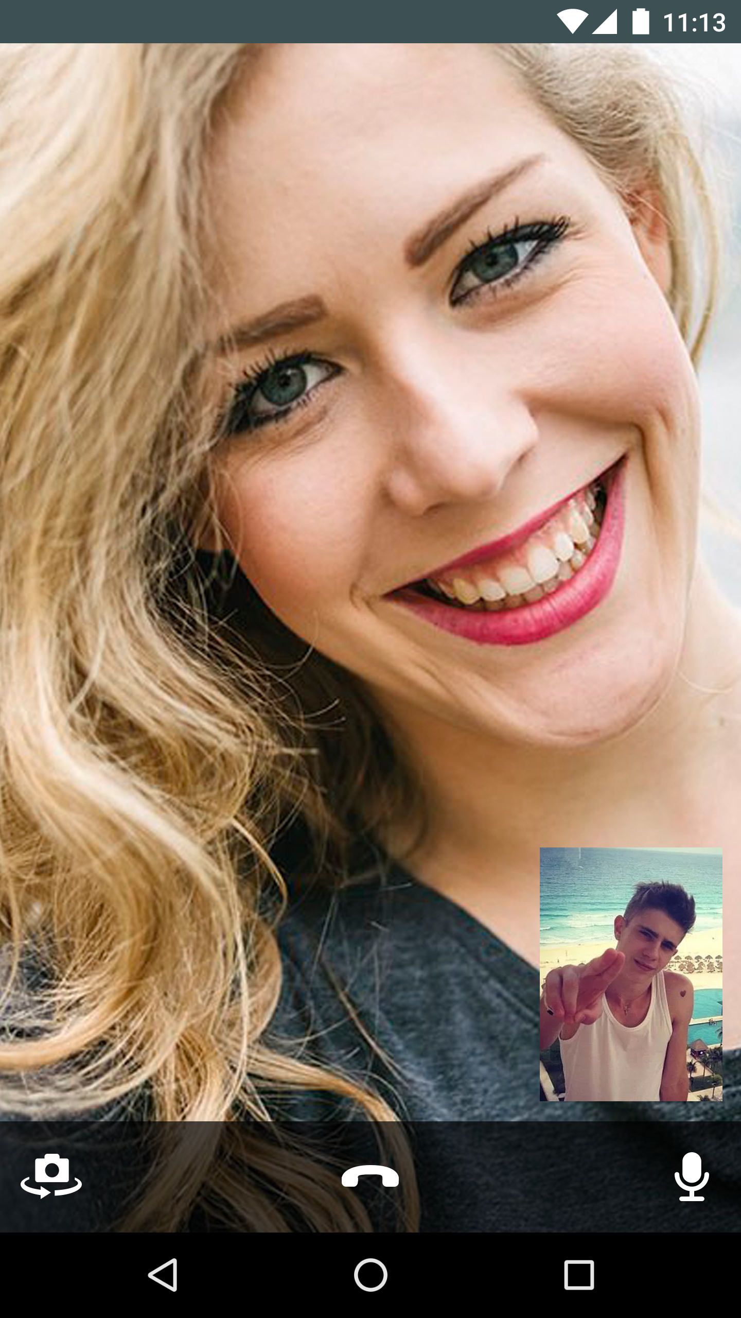 اسکرین شات 1 برنامه Video Chat for SayHi